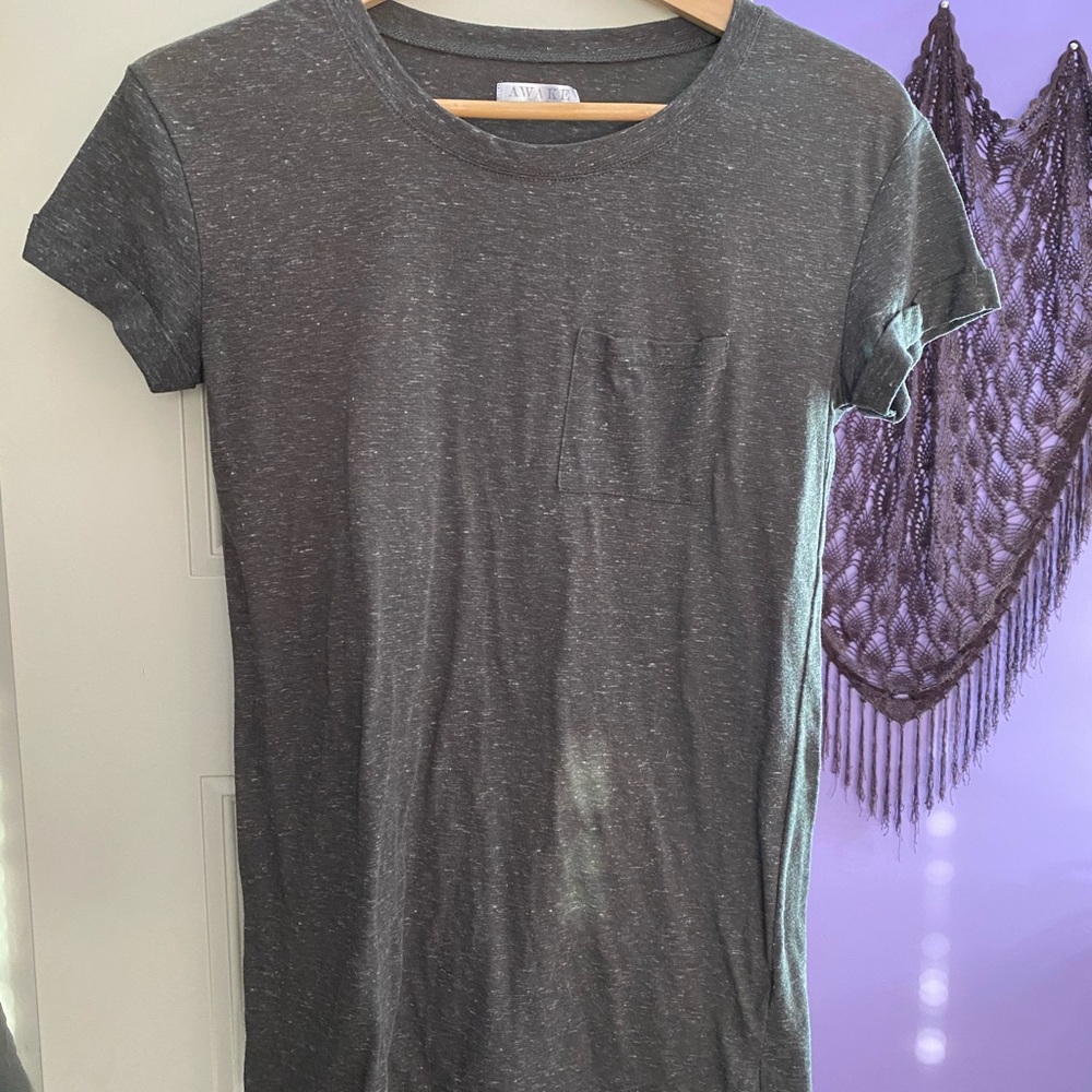 🧃 green tee w breast pocket 🧃